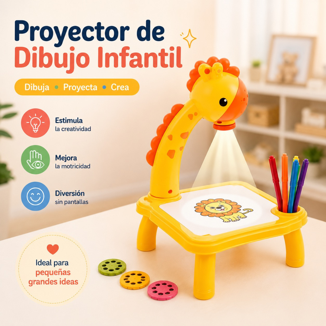Proyector de dibujo para niños: creatividad sin límites