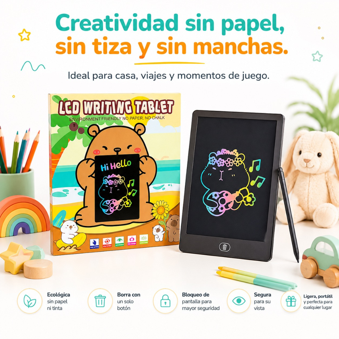 Tablero LCD para dibujar y escribir