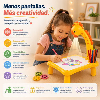 Proyector de dibujo para niños: creatividad sin límites