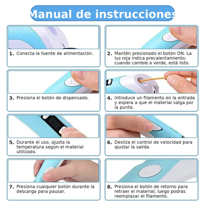 Creatividad sin limites con el Lápiz de Dibujo en 3D