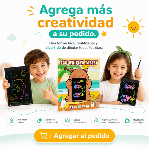 Tablero LCD para dibujar y escribir