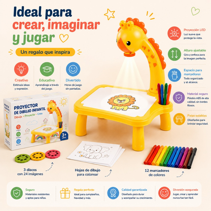 Proyector de dibujo para niños: creatividad sin límites